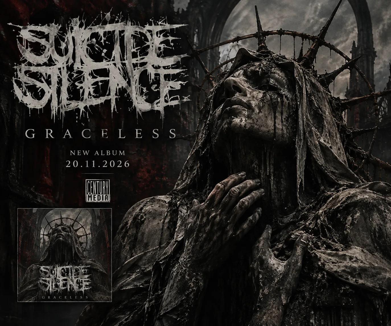 Suicide Silence возвращаются с Graceless: новая глава перед 20-летием The Cleansing
