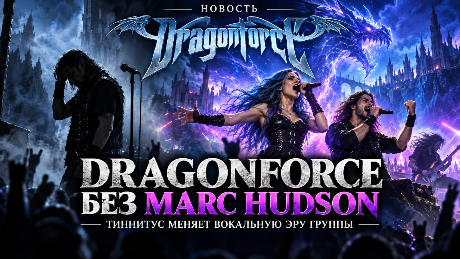DragonForce временно остаются без Marc Hudson